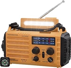 Nødradio AM/FM/SW 4000mAh Batteri